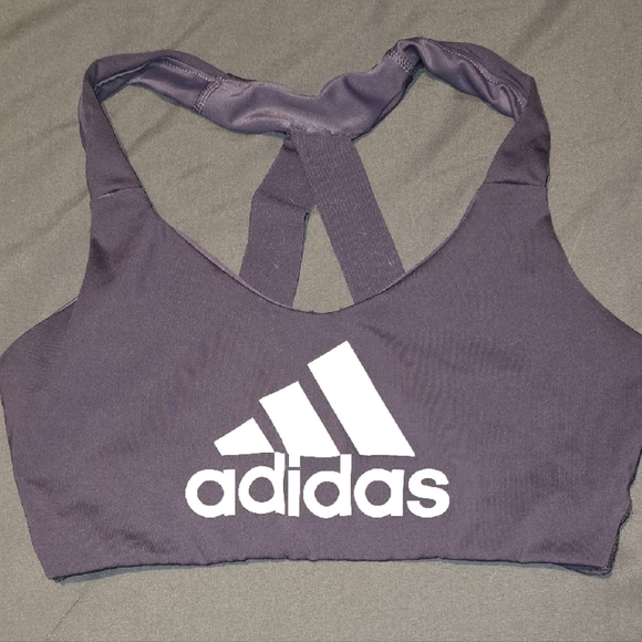 Adidas Purple Sports Bra - Picture 1 of 2